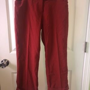 Crops dress pant looks good with boots